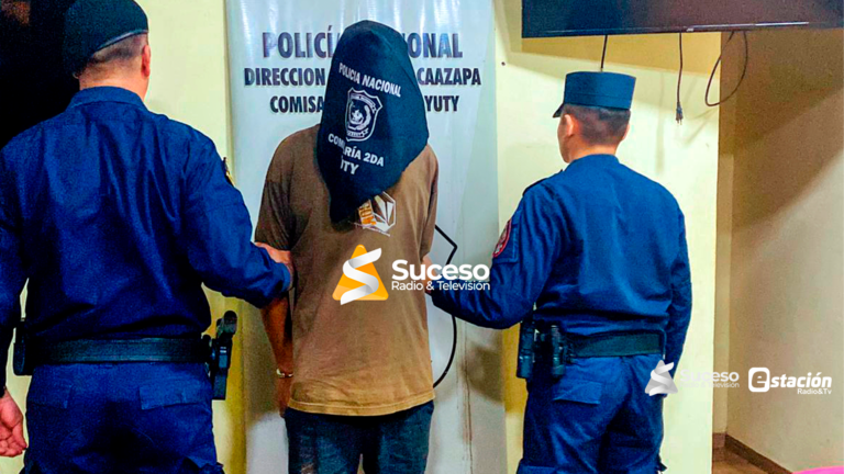 Detuvieron a hombre que intentó forzar a una menor de 14 años en Yuty: la adolescente logró escapar y pedir auxilio.