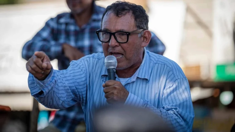 Elvio Benítez, dirigente campesino y activista social.Foto: Gentileza.