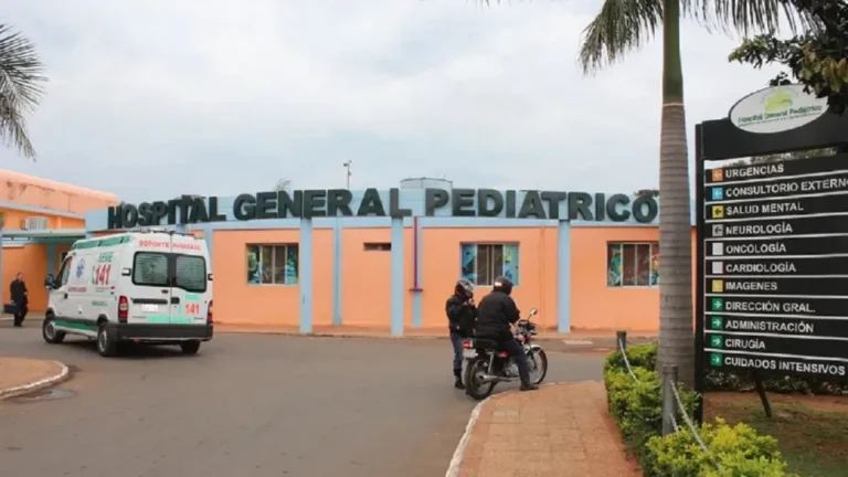 El niño se encuentra internado en el Hospital General Pediátrico Niños de Acosta Ñu. Foto: Archivo UH.