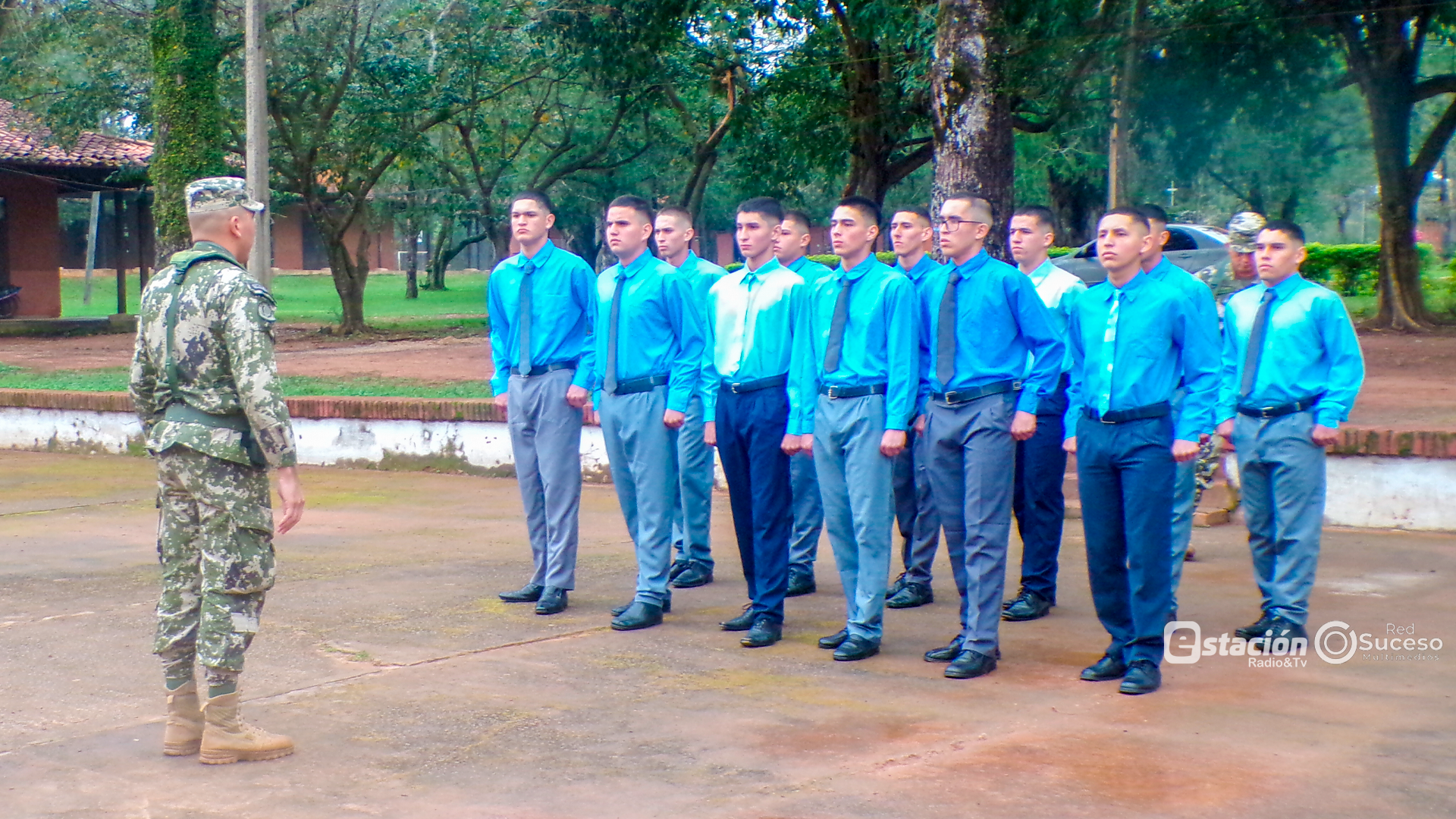 Escuela Agrícola fue sede del acto de certificación de la Instrucción Militar para estudiantes - Foto: Estacion Radio y Tv