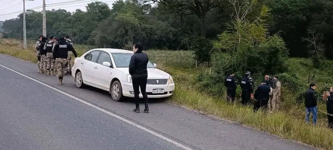 El joven baleado circulaba a bordo de un vehículo Toyota Allion color blanco. Foto: Gentileza.