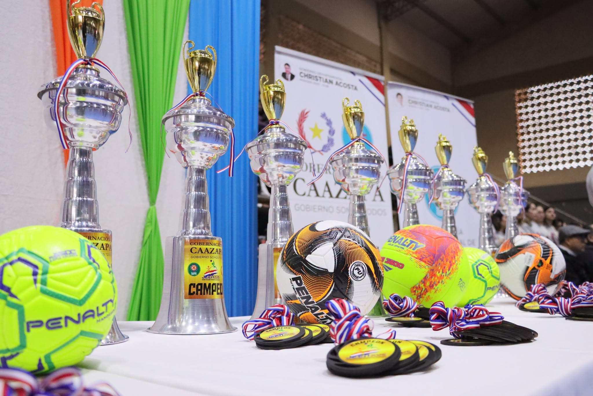 Caazapá coronó a sus campeones departamentales de los Juegos Escolares Estudiantiles Nacionales 2026