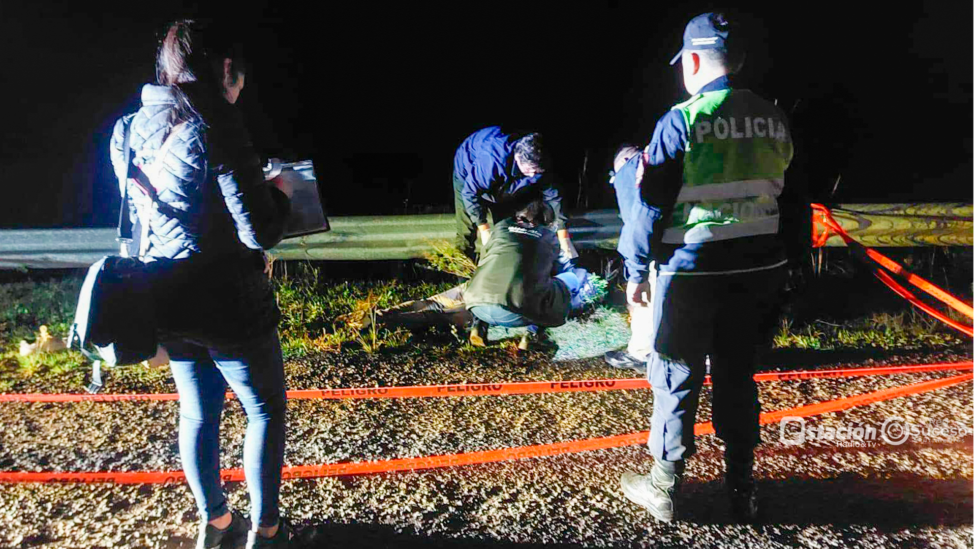 Albañil caazapeño muere tras violento accidente de motocicleta en la Ruta de la Producción
