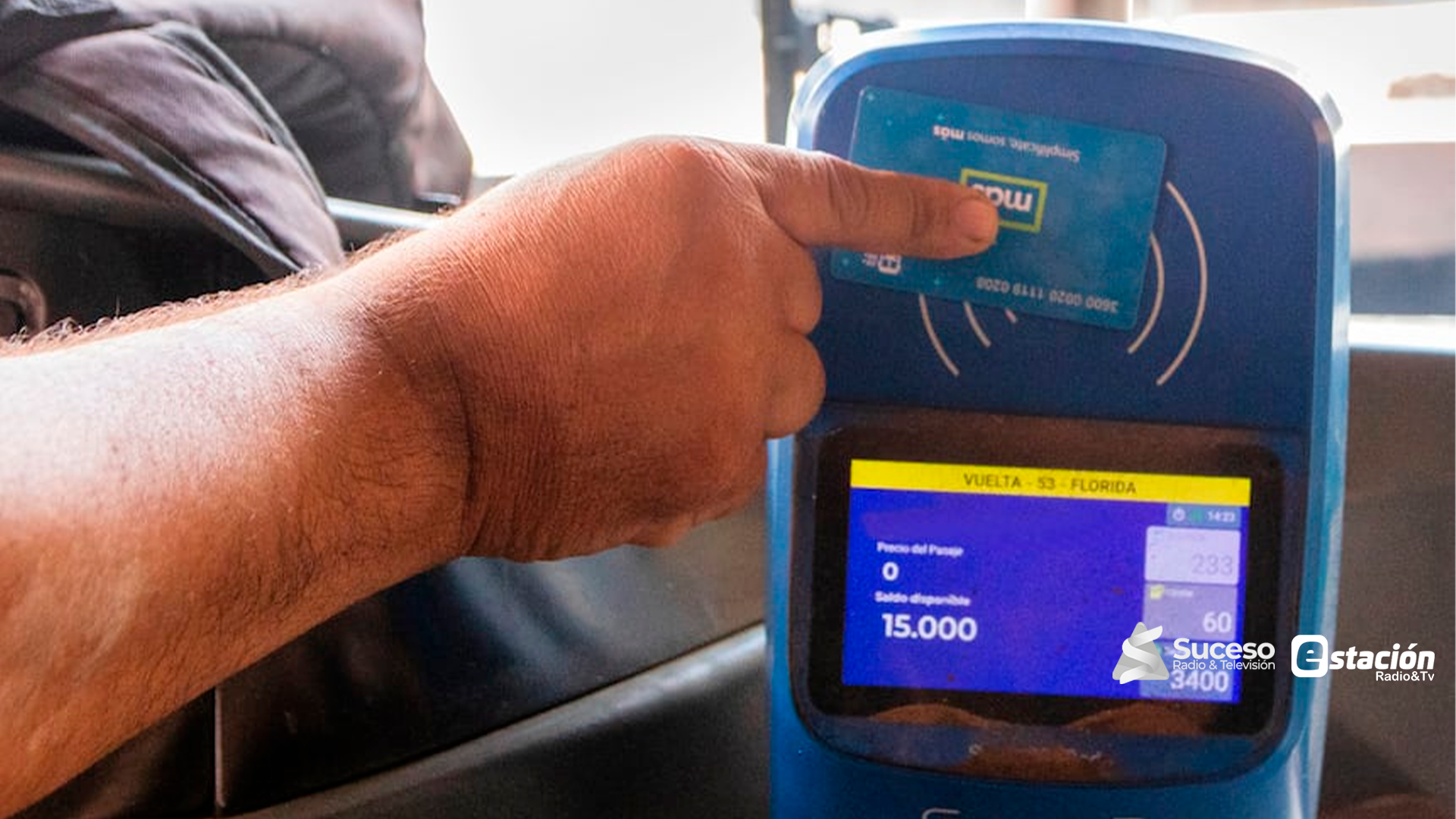 La nueva tarjeta será reconocida por los validadores instalados en los buses. Foto: Archivo.