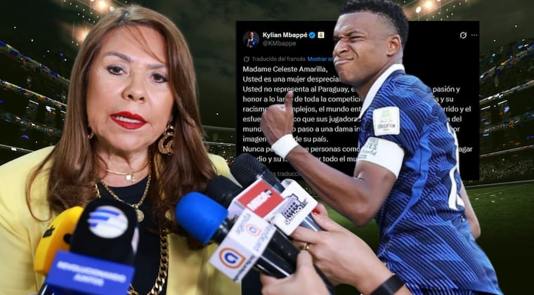 Escándalo mundial: Mbappé responde a Celeste Amarilla por dichos racistas