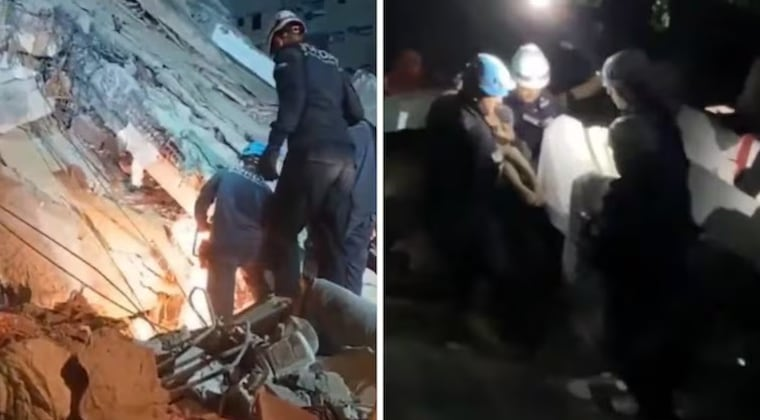 Niño de tres años fue rescatado seis días después de sismos en Venezuela