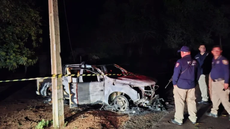 Dos policías y un civil muertos en brutal ataque armado a puesto policial en Canindeyú.Foto: Carlos Aquino / ÚH