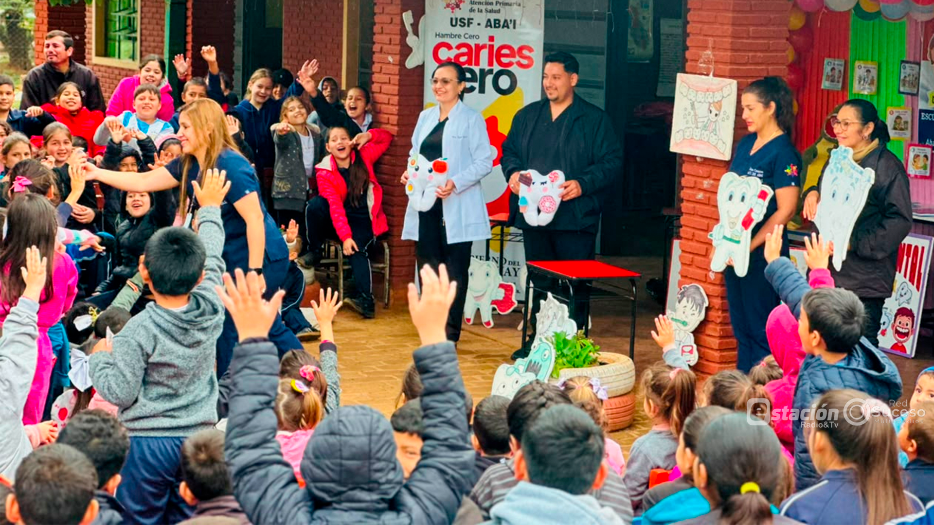 Salud promueve el bienestar de la niñez con jornada educativa y recreativa en Abaí