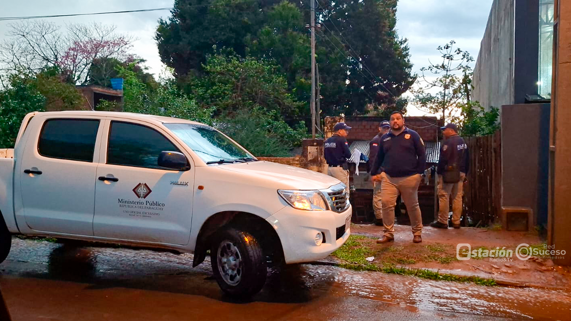 FISCALÍA Y POLICÍA EJECUTAN ALLANAMIENTO EN LA INVESTIGACIÓN POR LA DESAPARICIÓN DE ROSELIN - FOTO RED SUCESO MULTIMEDIOS