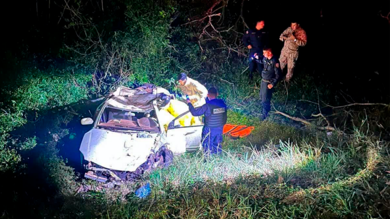 El conductor resultó herido y quedó hospitalizado
