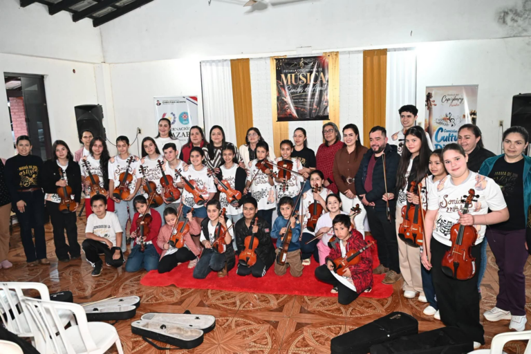 “Sonidos de Abaí”: música y formación para niños y jóvenes del distrito