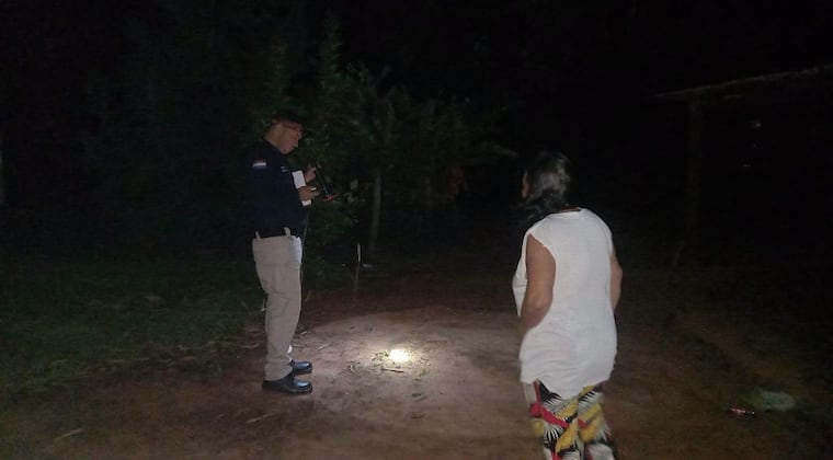 El cuerpo del pequeño fue enterrado en el patio de la vivienda. Foto: Gentileza.