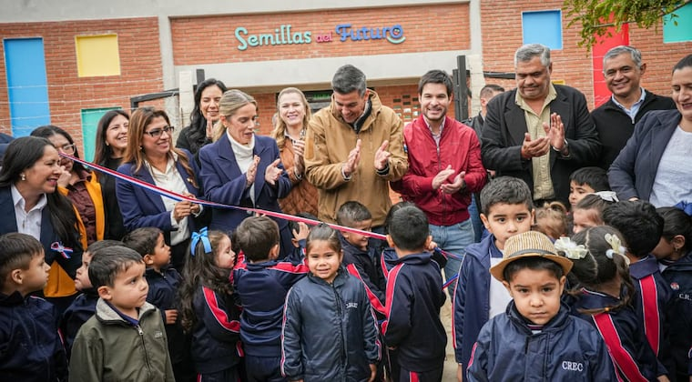 El presidente Santiago Peña encabezó la inauguración del CAIPI en Concepción. Foto: Presidencia.