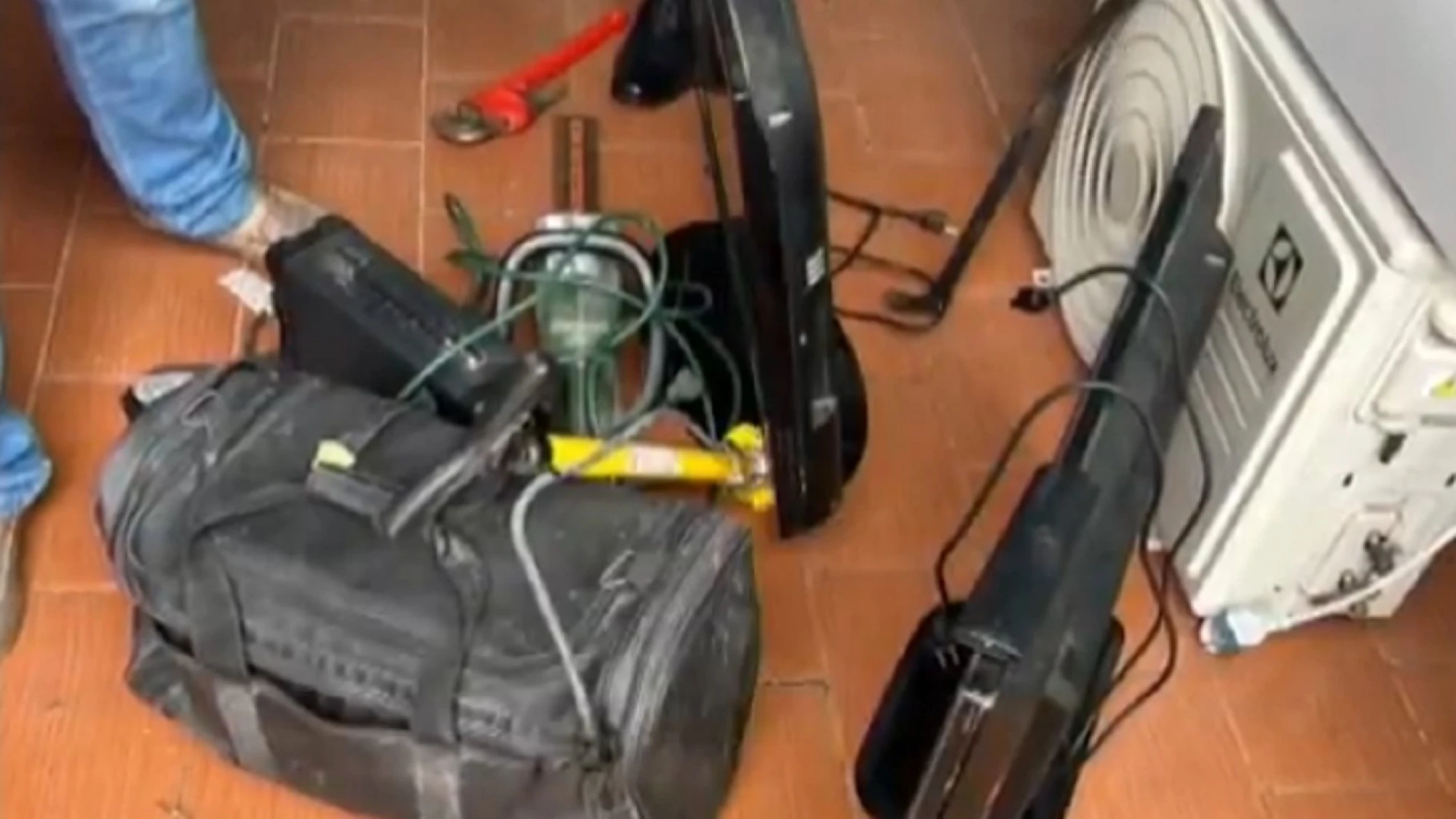 La Policía Nacional logró recuperar de una vivienda todos los objetos denunciados como robados.Foto: Gentileza.