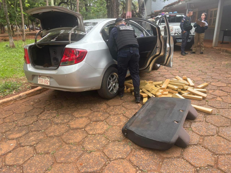 Detienen a presunto traficante con 136 kilos de marihuana en Ciudad del Este