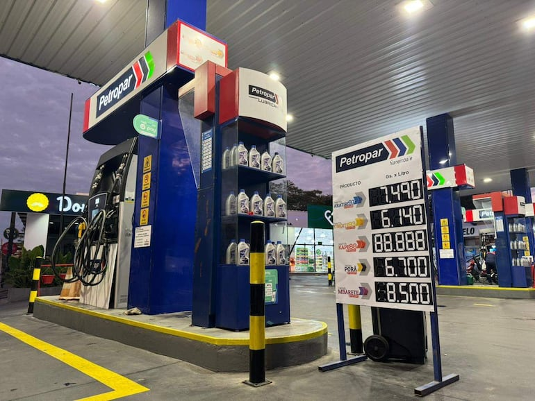 Petropar mantendrá precios sin cambios esta semana.