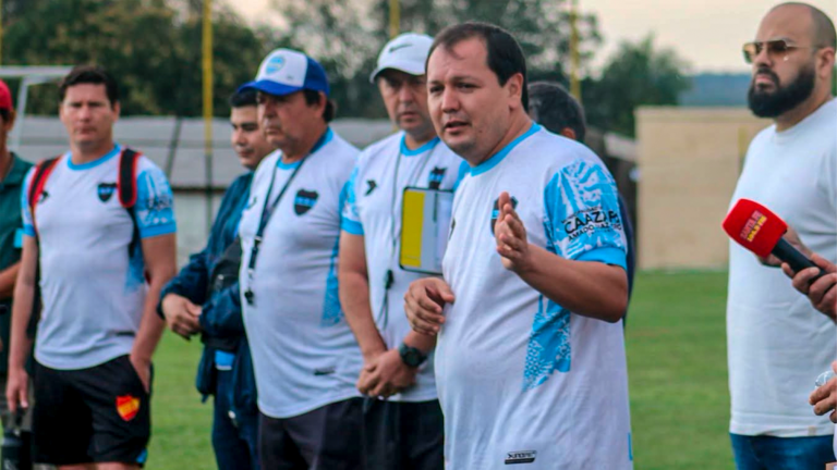 Presidente y Dt: Alfonso Benítez asume como nuevo DT de la Selección Caazapeña para los cuartos de final