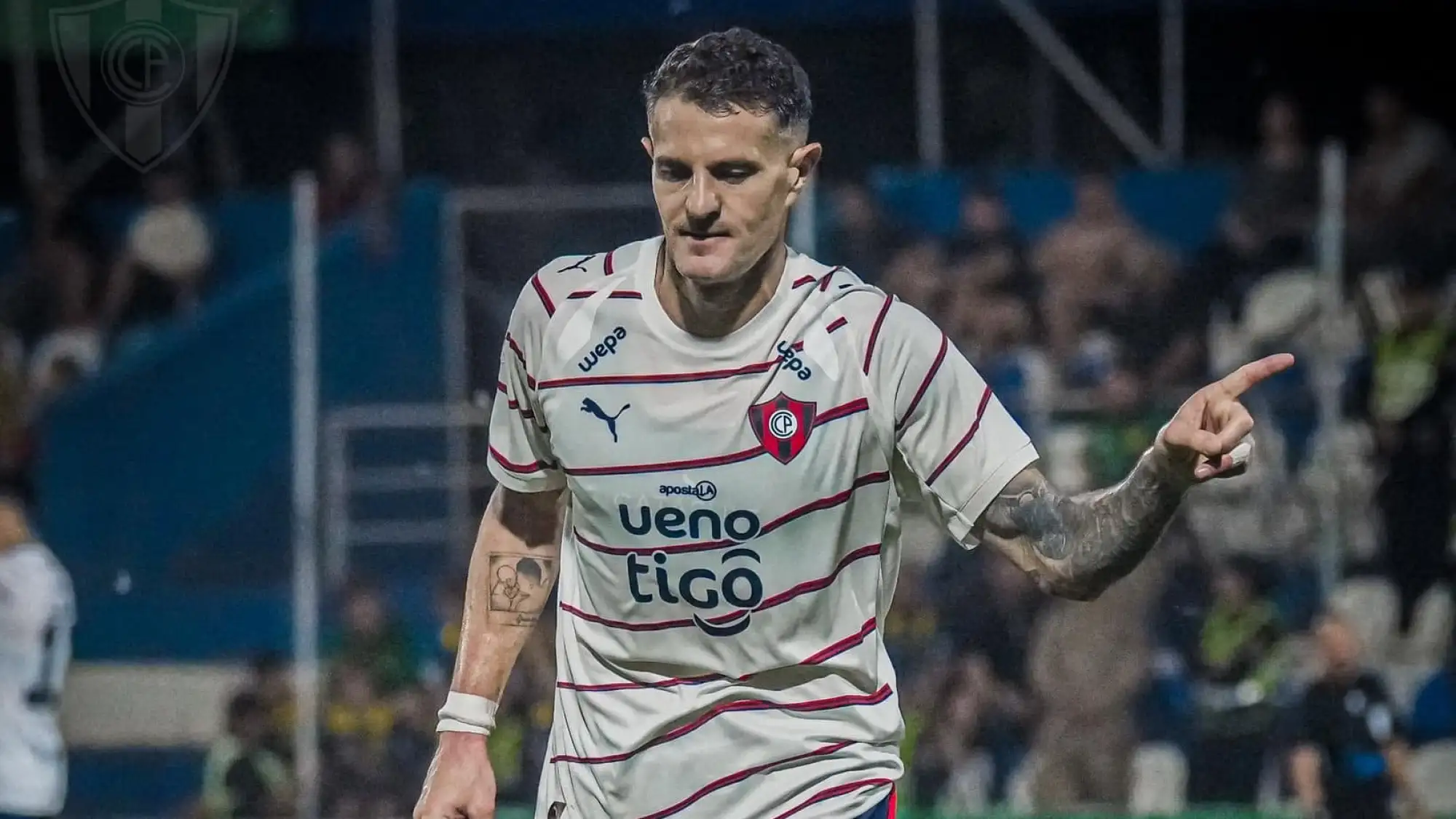 Pablo Vegetti, delantero de Cerro Porteño.Foto: Club Cerro Porteño.