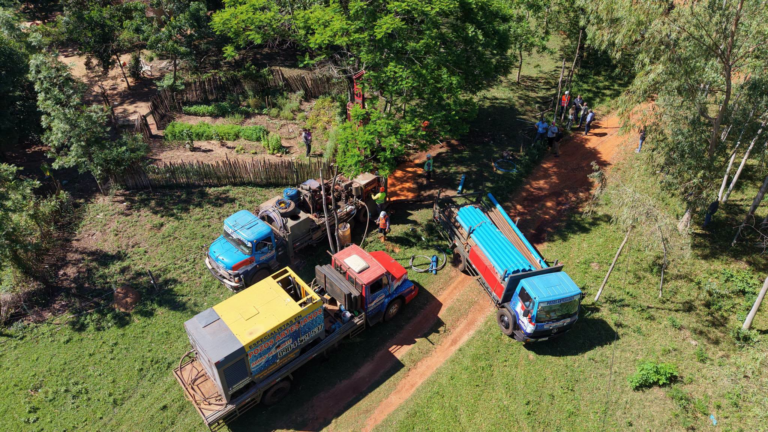 EBY inició perforación de pozo profundo que beneficiará a 140 familias en Ñupyahumi Caazapá