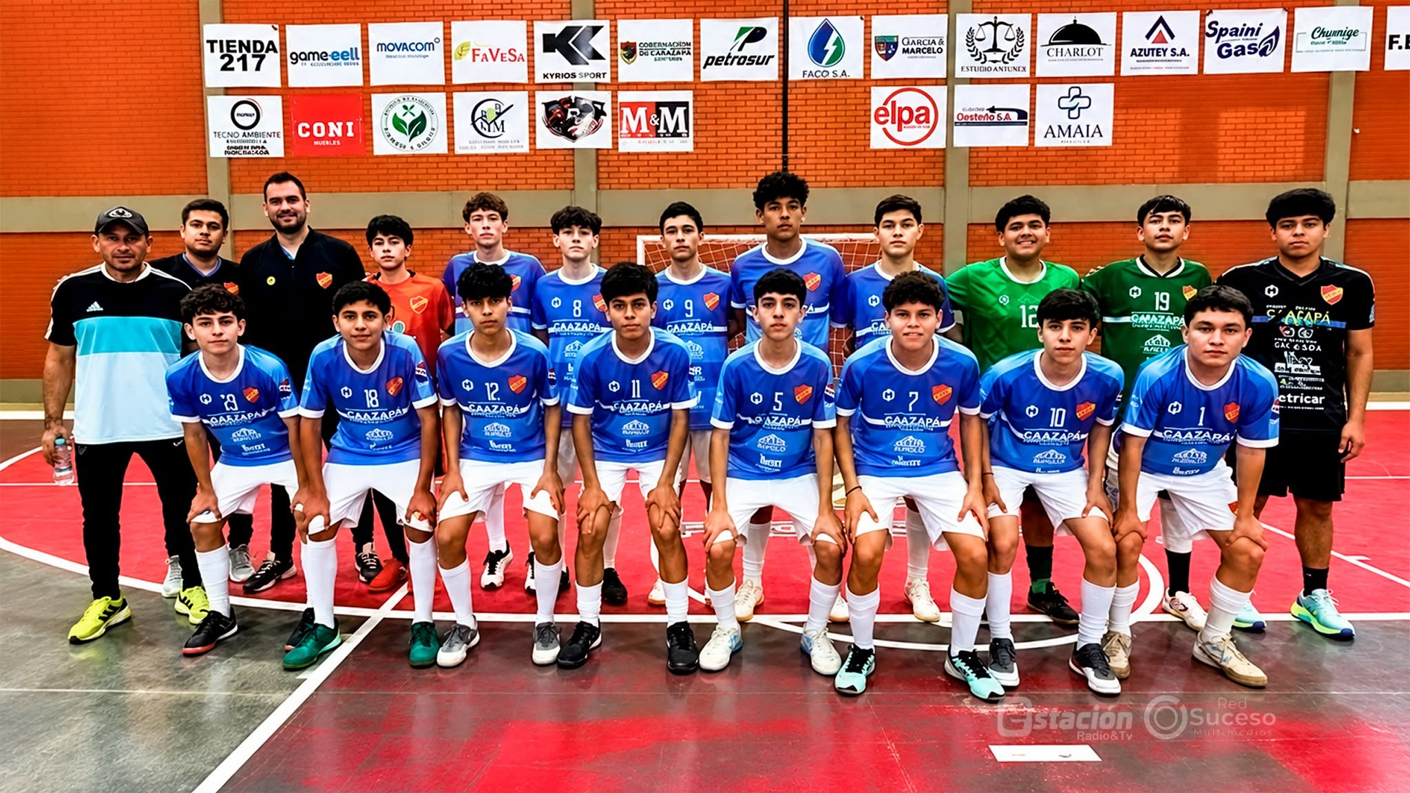 La selección Caazapeña C15 debuta ante San Juan Nepomuceno en las eliminatorias del Nacional de Fútbol de Salón