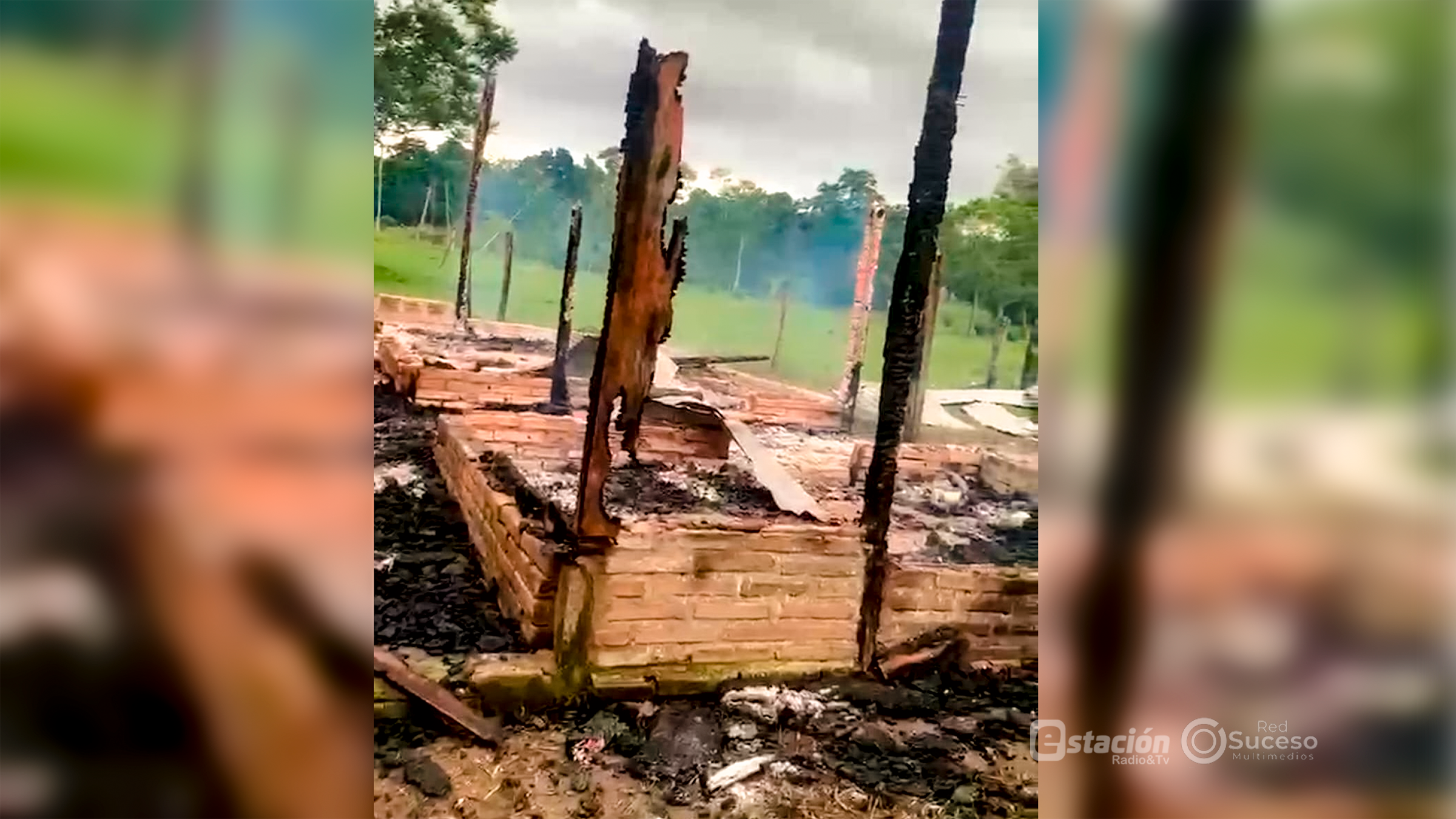 Incendio destruye por completo una vivienda en Fulgencio Yegros