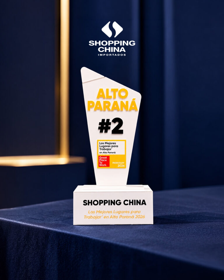 SHOPPING CHINA ES RECONOCIDO ENTRE LOS MEJORES LUGARES PARA TRABAJAR EN ALTO PARANÁ 2026.